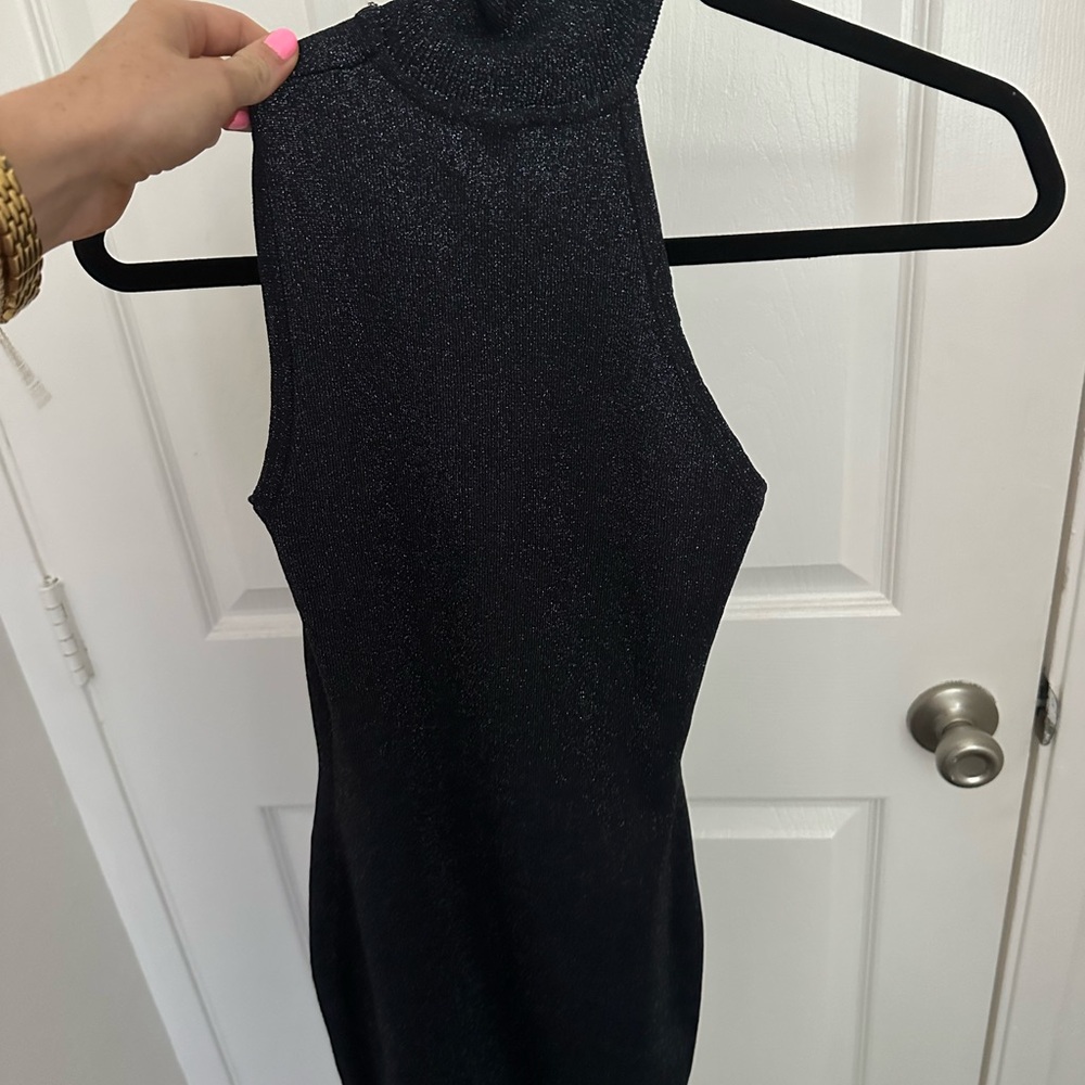 Elegant Black Sleeveless Dress